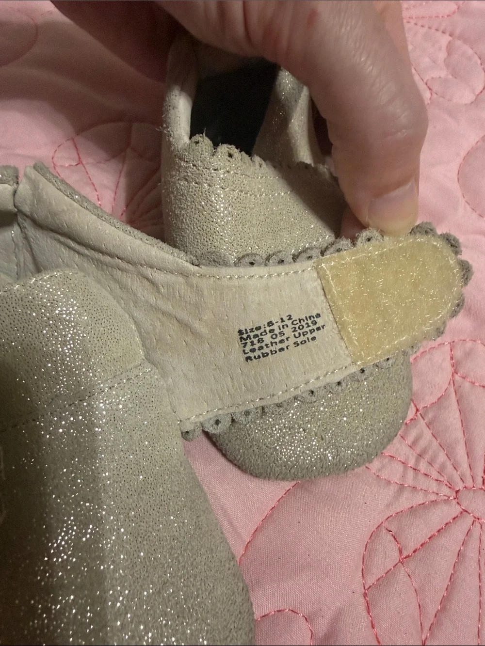 Livie & Luca Glittery Leather Baby Boots